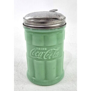 Coca Cola Jadeite Green Sugar Dispenser Tablecraft